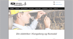 Desktop Screenshot of fmkongsberg.no